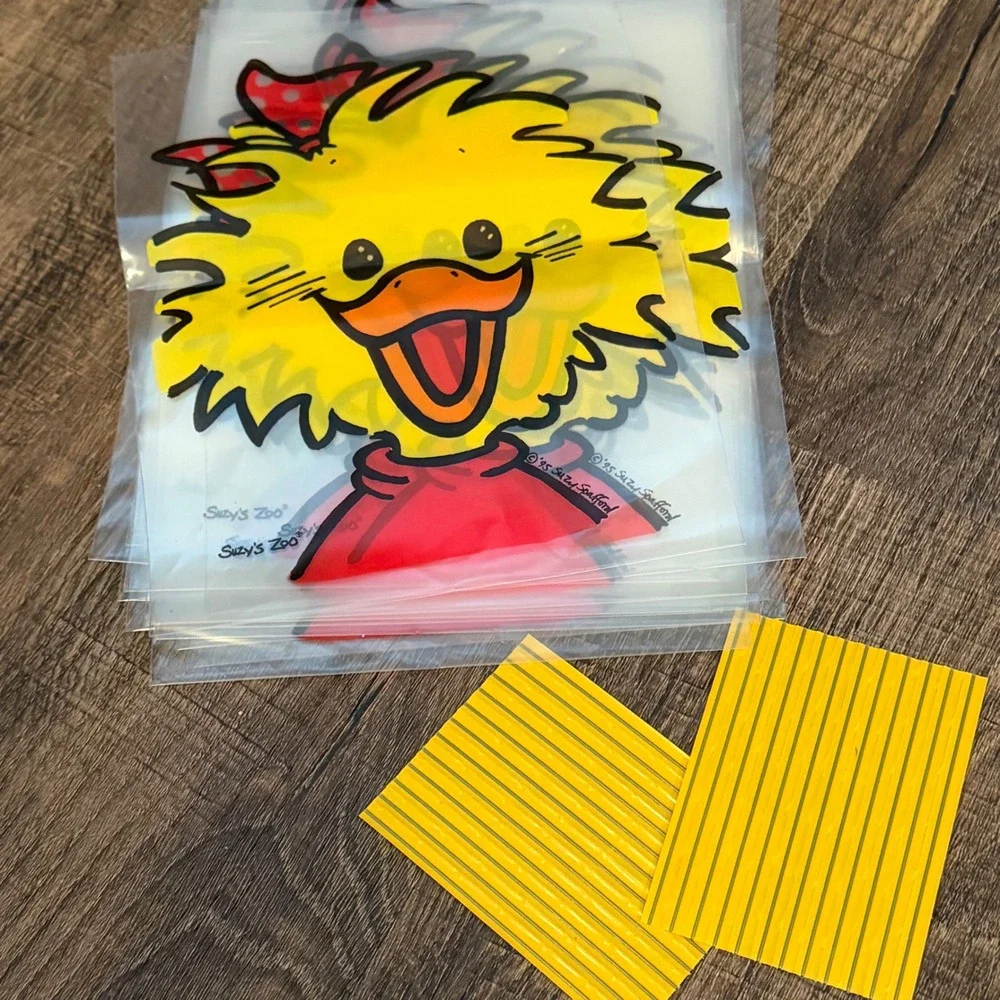 Vintage 1995 Suzys Zoo Witzy Duck Treat Bags Set Suzy Spafford Party Favors Cute